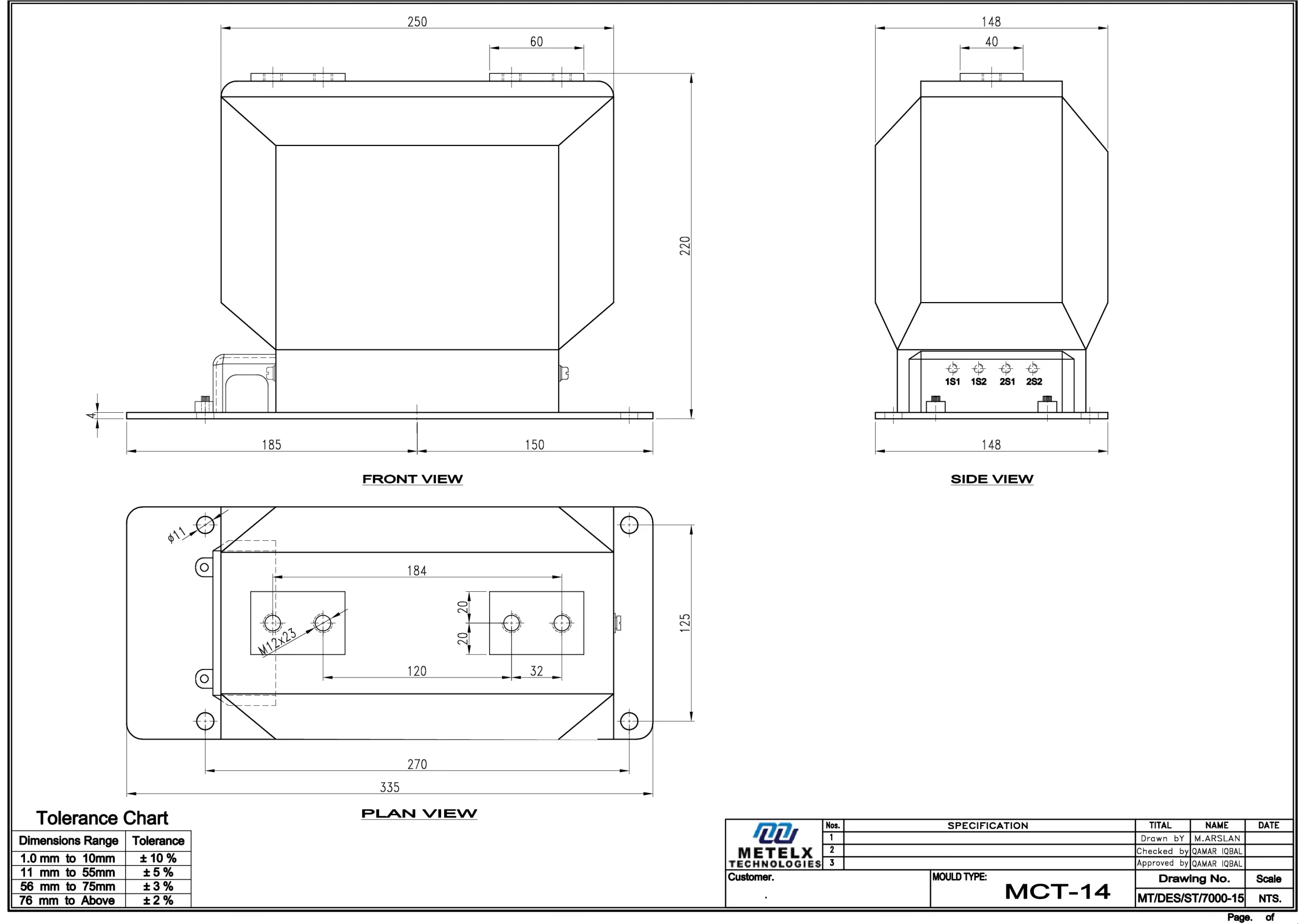 MCT-14 Medium Voltage Current Transformer MCT-14 Medium Voltage Current Transformer Diagram by Metelx Technologies Lahore