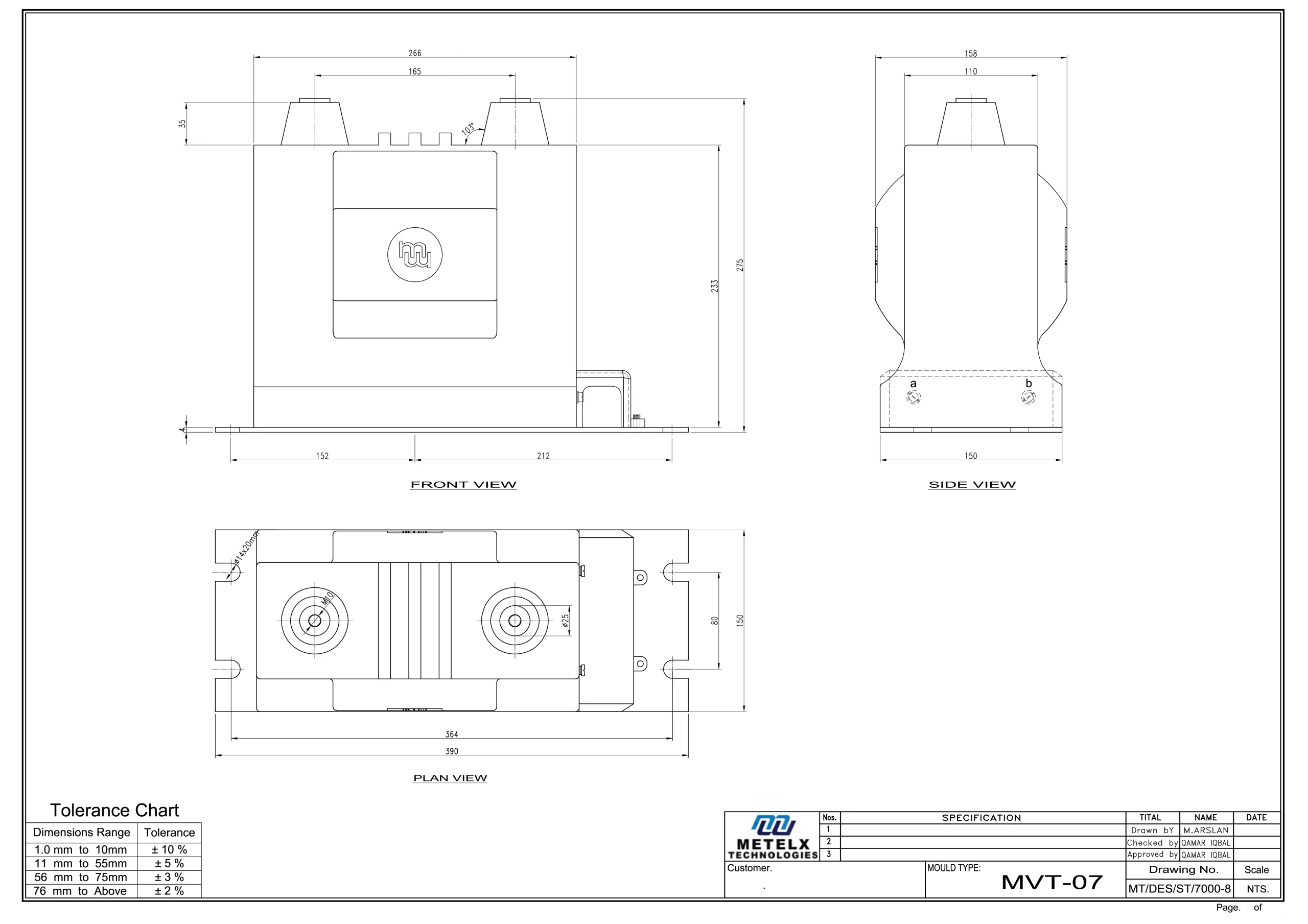 MVT-07 Medium Voltage Potential Transformer MVT-07 Diagram - Medium Voltage Potential Transformer by Metelx Lahore