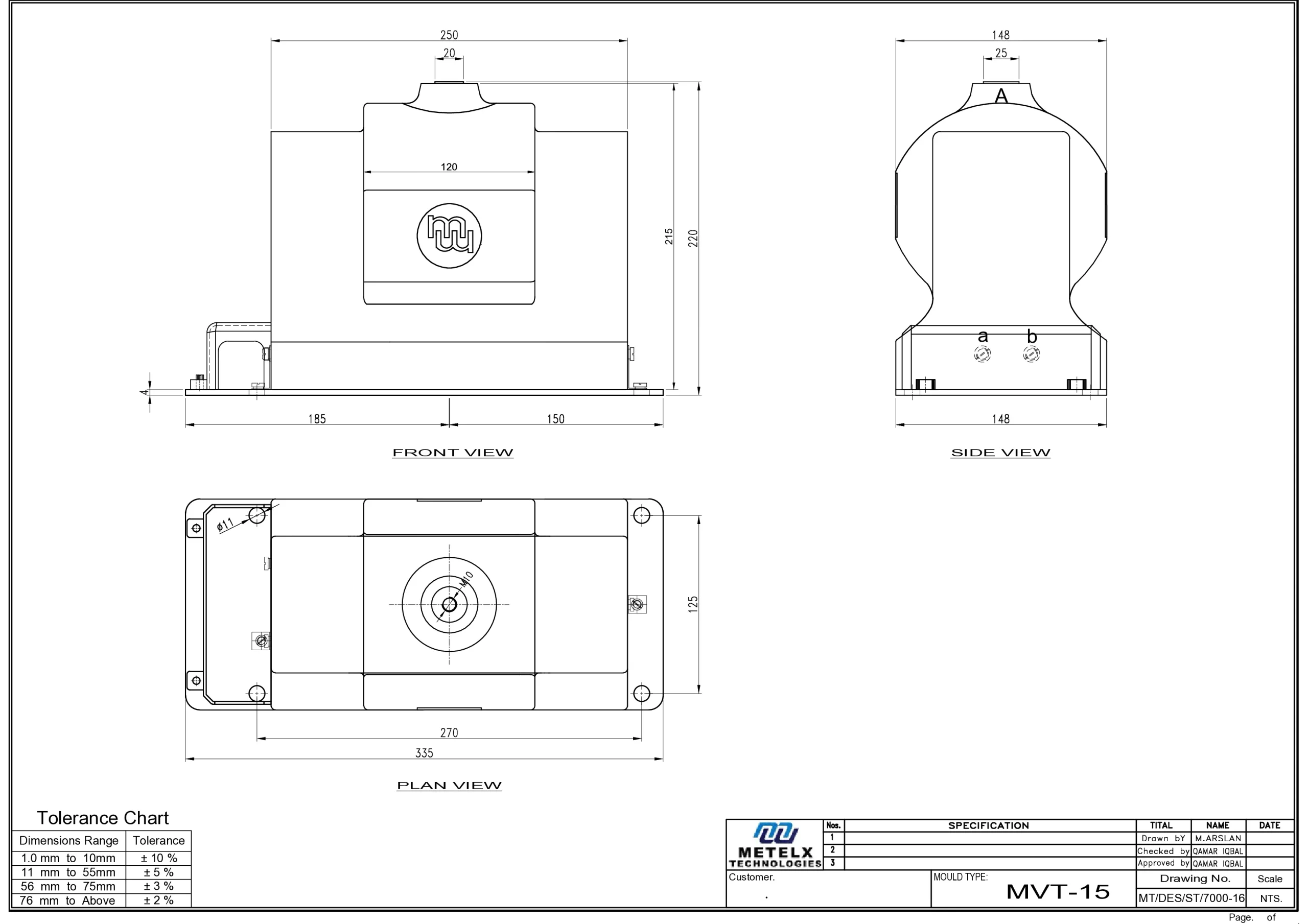 MVT-15 Medium Voltage Potential Transformer MVT-15 Medium Voltage Potential Transformer Diagram by Metelx Technologies Lahore